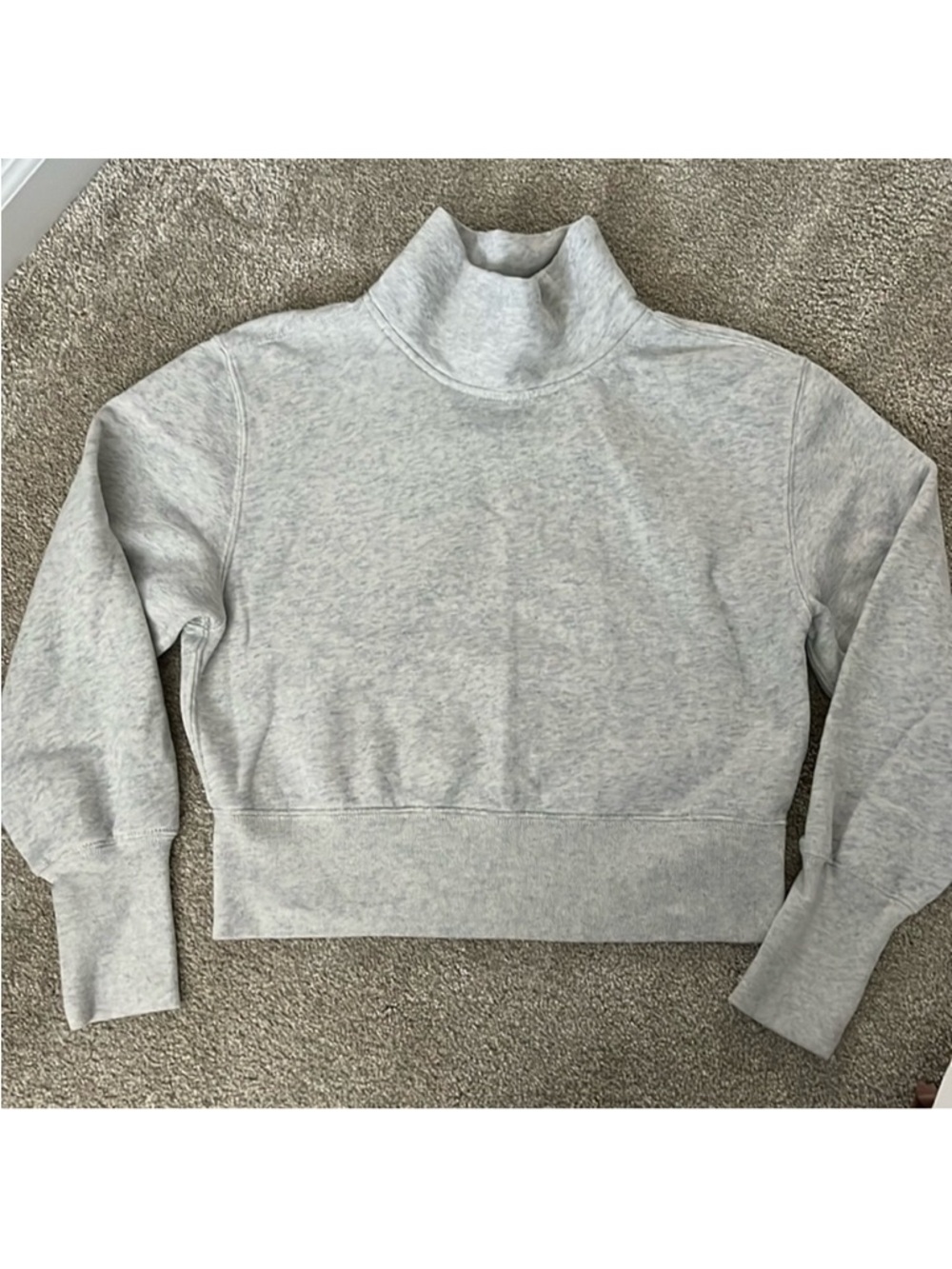 Abercrombie & Fitch Soft AF Collection Turtle Neck light gray women’s S